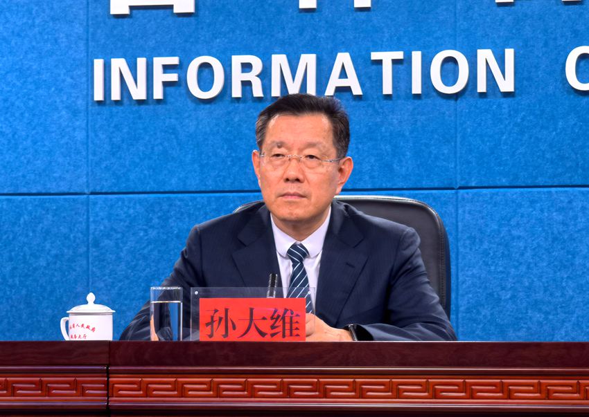 吉林省工信厅二级巡视员孙大维。人民网记者 马俊华摄