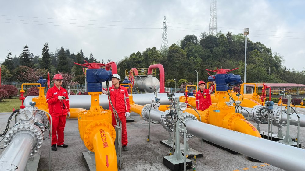 储气库现场。西南油气田公司供图